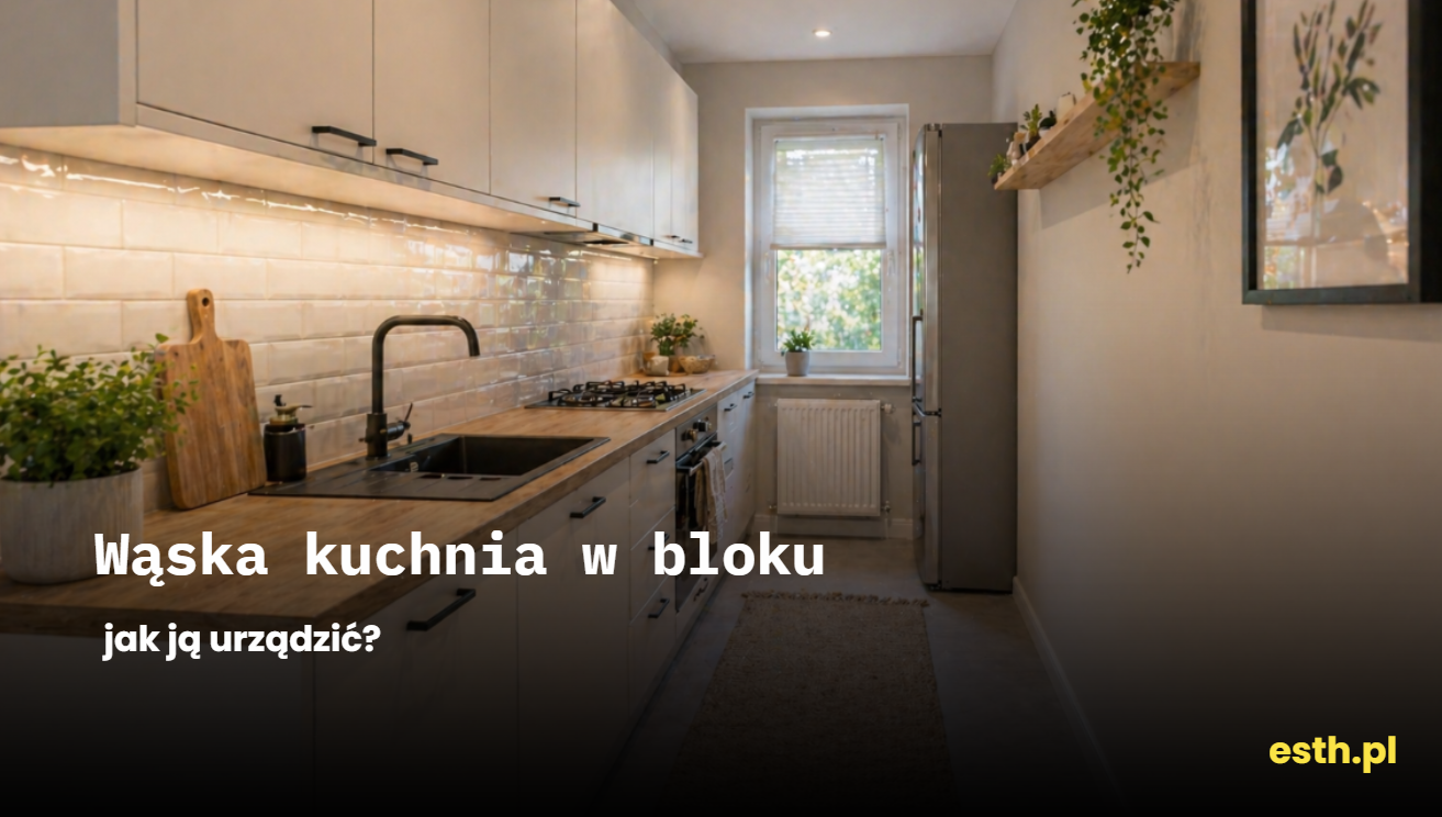 Wąska kuchnia w bloku z wielkiej płyty – jak ją urządzić?
